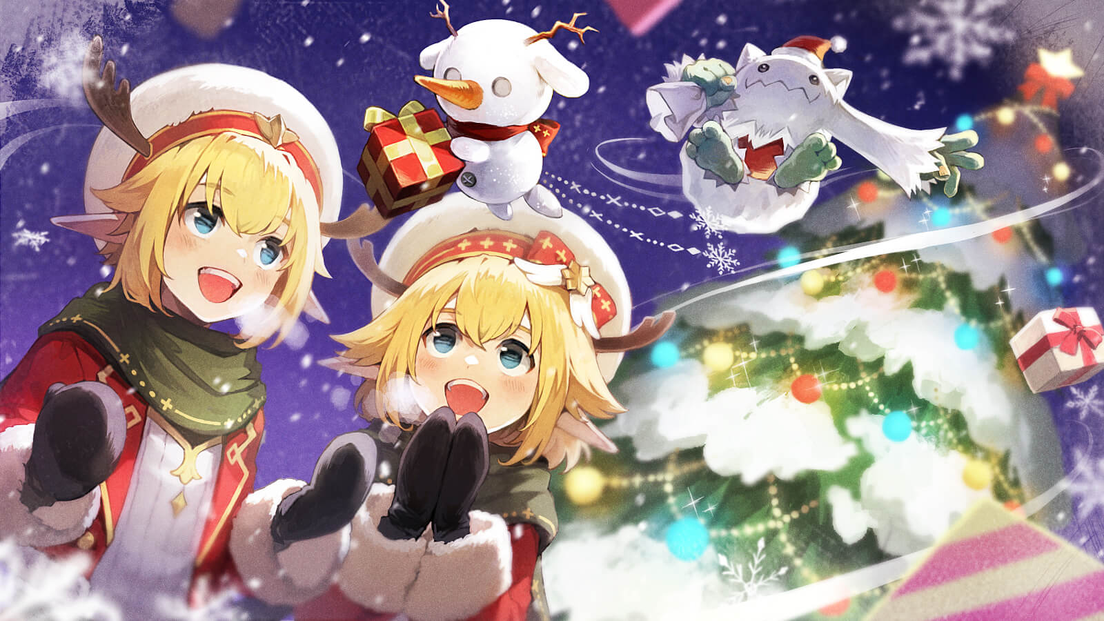 Santa Piton's Santa debut!