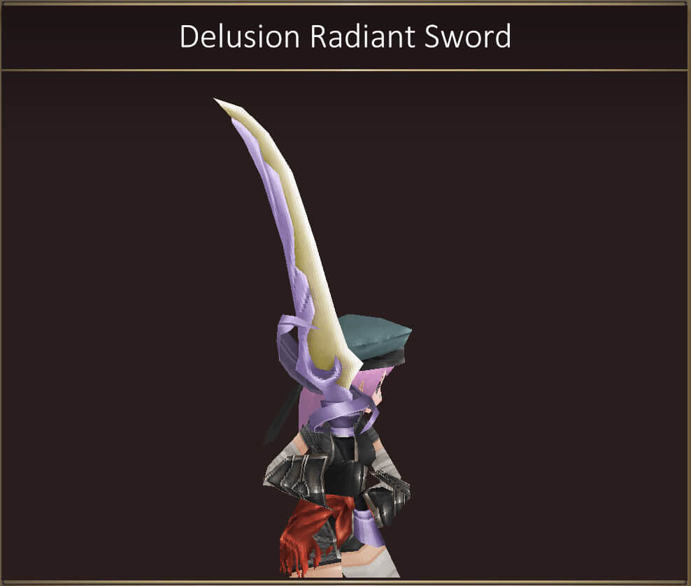 Delusion Radiant Sword