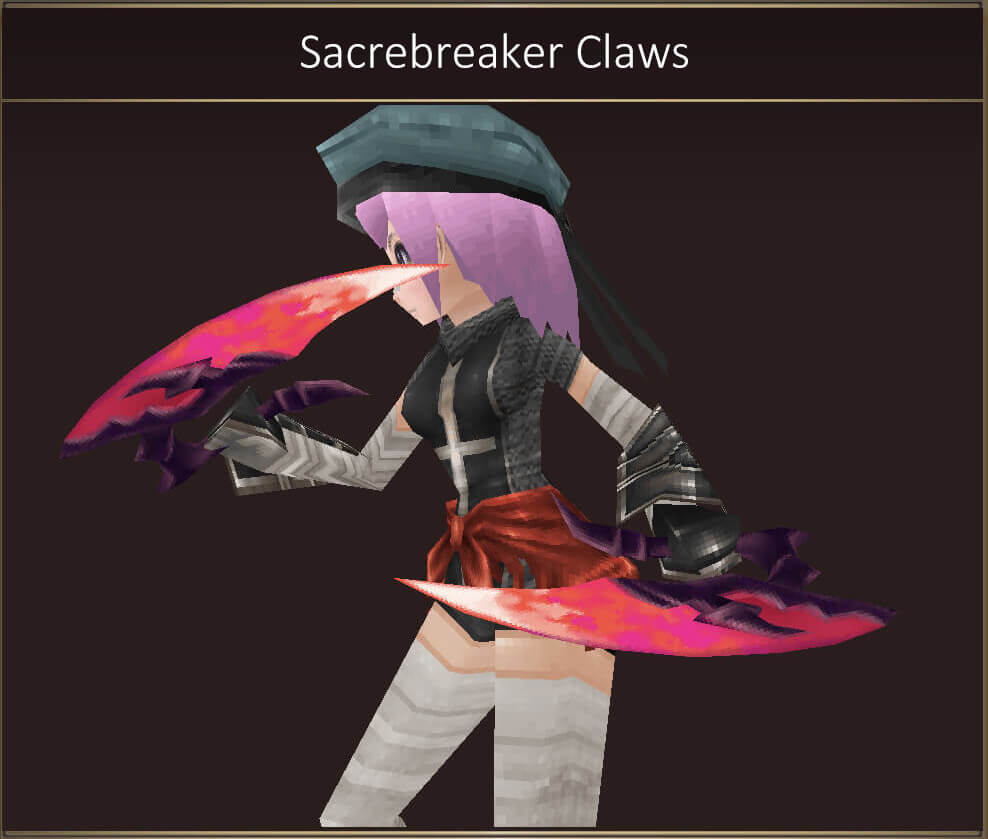 Sacrebreaker Claws