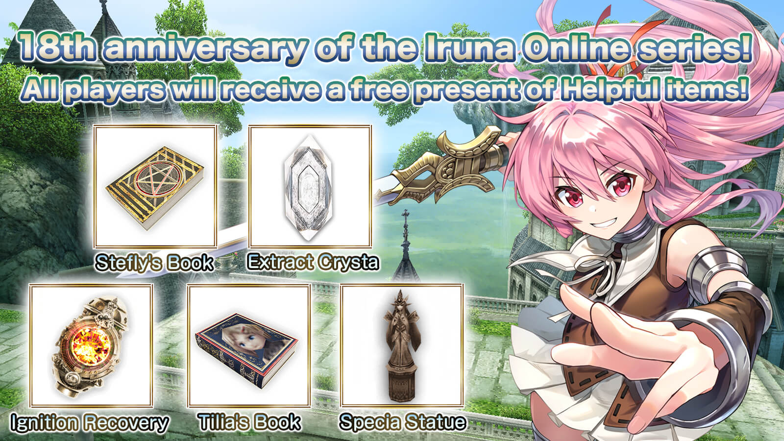 Free item distribution