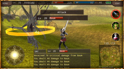 Iruna Online how to battle picture