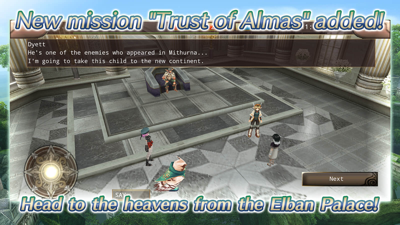 New mission